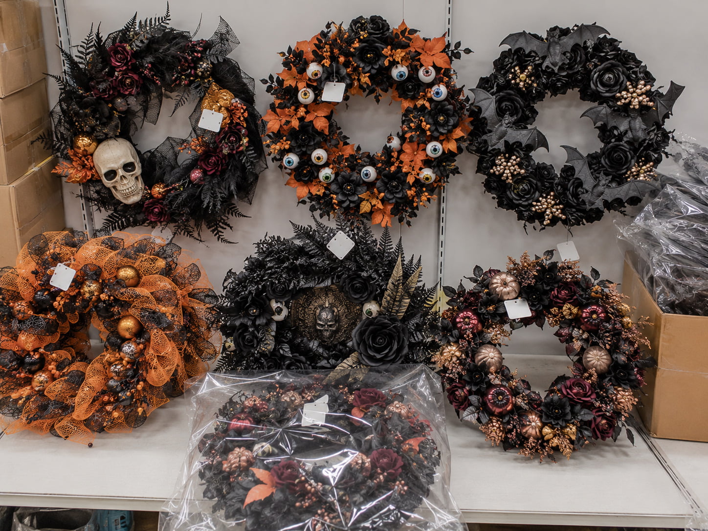 Halloween Floral Decor - Expanded real-world display
