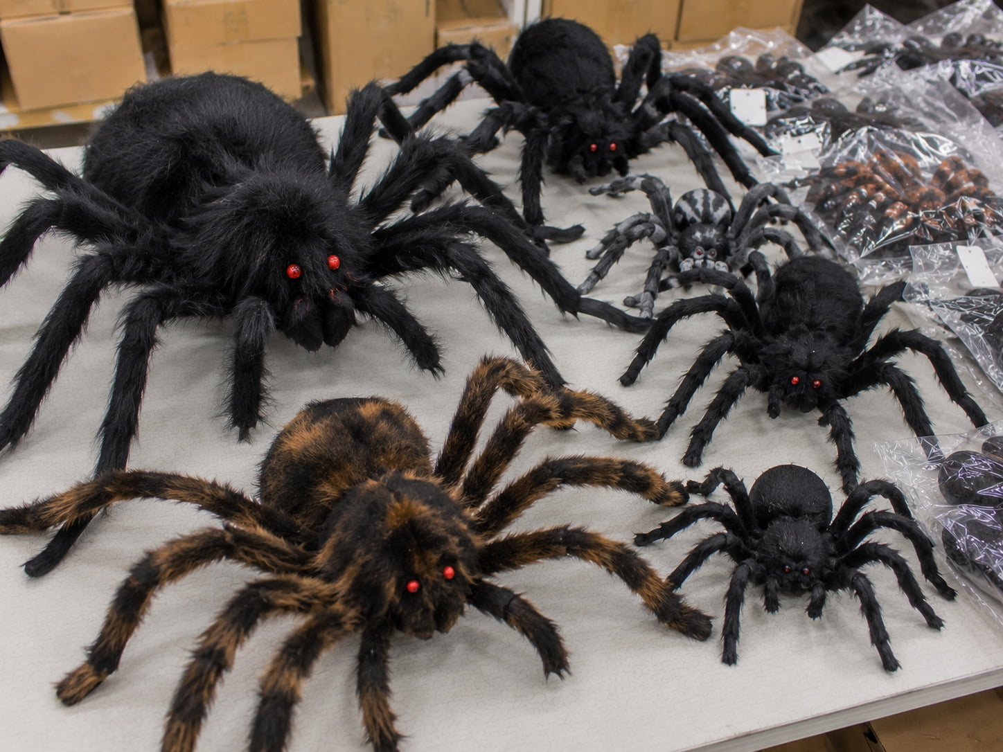 Spider Decorations - Close-up of main product texture